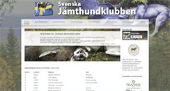 Desktop Screenshot of jamthundklubben.nu